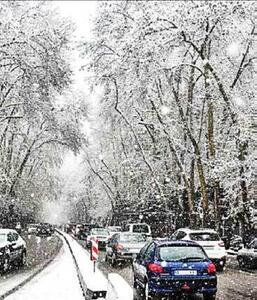 بارش برف و باران درنیمه شمالی استان تهران