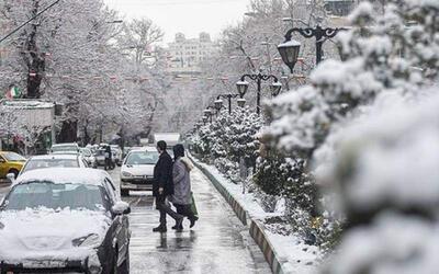 این منطقه تهران میزبان بارش برف و باران می‌شود
