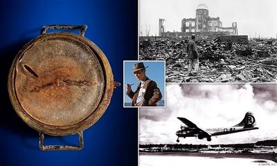 (تصاویر) مزایده ساعتی که عقربه‌های آن در لحظه بمباران اتمی هیروشیا ایستاده