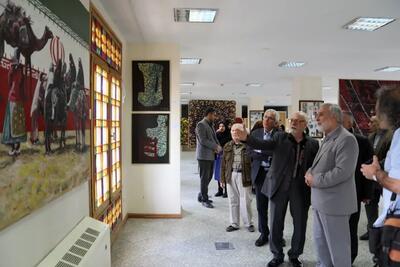 برگزاری افتتاحیه نمایشگاه آثار گریگور یعقوبی در بنیاد ایران‌شناسی