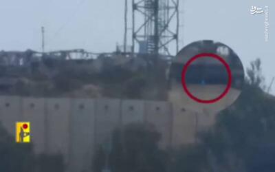 فیلم/ حمله حزب‌الله به مواضع دفاعی صهیونیست‌ها در مرز لبنان