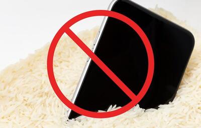 اگر موبایل به آب افتاد آن را داخل برنج بگذاریم یا نه؟