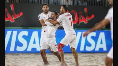 ساحلی بازان فوتبال ایران در نیمه نهایی جام جهانی