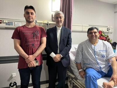 اولین تصویر حسین رضازاده روی تخت بیمارستان