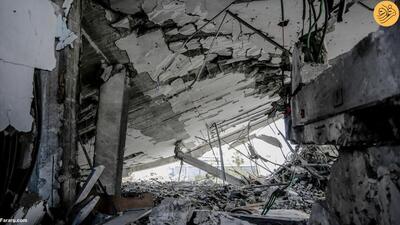 (تصاویر) اسرائیل خانه یاسر عرفات را ویران کرد