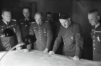 لحظه‌ای از برنامه‌ریزی هیتلر برای جنگ