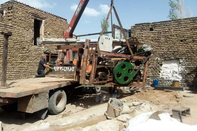 توقیف دستگاه حفاری غیرمجاز چاه آب در تویسرکان