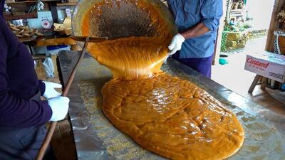 (ویدیو) فرآیند فرآوری نیشکر و تولید شکر قهوه‌ای سنتی توسط روستائیان تایوانی
