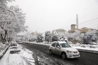 بارش‌های فراگیر برف و باران و کاهش دما در اغلب نقاط ایران