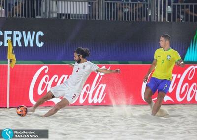 نیمه نهایی جام جهانی فوتبال ساحلی| ایران 2-1 برزیل (وقت سوم)+ عکس و ویدیوی گل ها