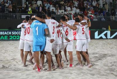 رنگ لباس تیم ملی ساحلی برای دیدار با برزیل مشخص شد