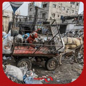 تهدید سلامت مردم غزه در پی انباشت زباله