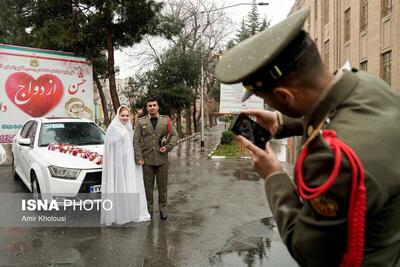 (تصاویر) مراسم ازدواج دانشجویی دانشگاه افسری امام علی(ع)