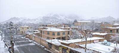 برف و باران در یزد/گزارش بیشترین بارش‌ها از ده بالا و سخوید
