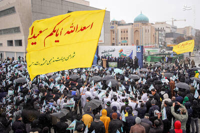 عکس/ اجتماع بزرگ منتظران ظهور در مشهد