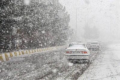 فیلم/ بارش برف در تهران