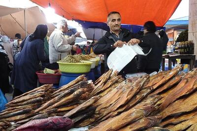 بازار هفتگی گیلان به روایت تصاویر
