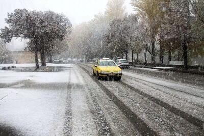 لحظه دیدنی بارش برف تهران | رویداد24