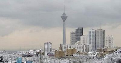 هوای برفی تهران در شرایط «قابل قبول» قرار دارد