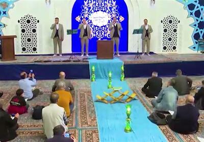 گزارشی زیبا از اجرای تواشیح و سرود خوانی در مسجد مقدس جمکران- فیلم دفاتر استانی تسنیم | Tasnim