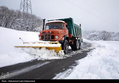 وضعیت راه‌های کشور؛ بارش برف و باران در جاده‌های 24 استان - تسنیم