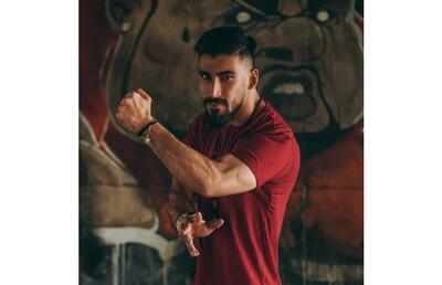 .Saeed Safari, an Iranian wushu and boxing fighter
