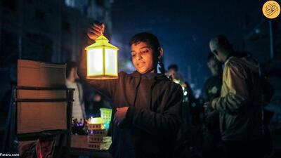 (تصاویر) تدارک ماه رمضان در خیابان‌های غزه در سایه جنگ
