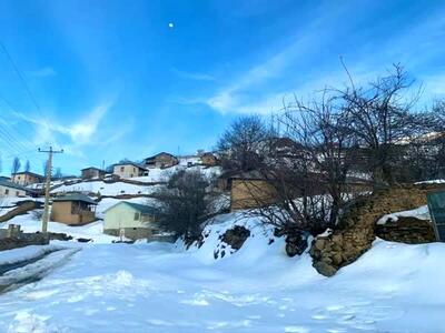 برف راه‌ ۲۱ روستای مازندران را مسدود کرد