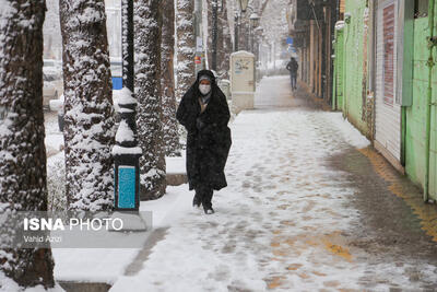 پیش‌بینی بارش برف در قزوین