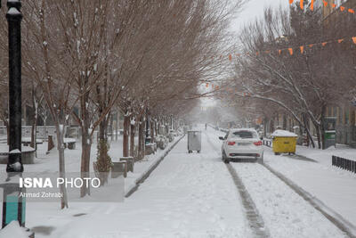 تعطیلی ادارات شهرستان نطنز به دلیل بارش شدید برف