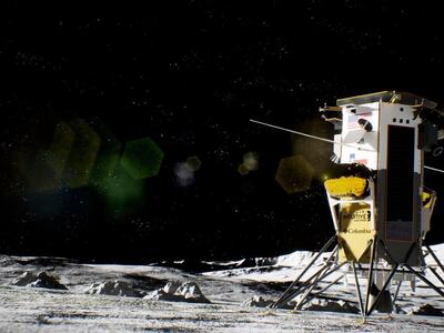 کاوشگر آمریکا روی کره ماه واژگون شد!