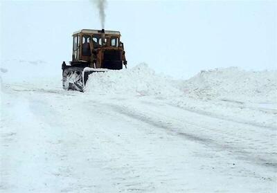 مسدود شدن راه ارتباطی ۸۰ روستای شهرستان الیگودرز در پی بارش برف