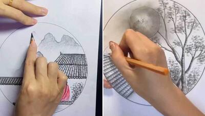آموزش حرفه ای نقاشی با مداد سیاه (فیلم)
