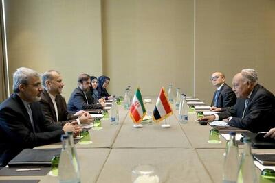 دیدار امیرعبداللهیان با وزیر خارجه مصر در حاشیه نشست‌های بین‌المللی در ژنو