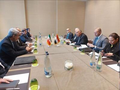 دیدار وزیران خارجه ایران و مصر در ژنو
