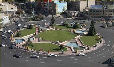 (تصاویر) تخت جمشید وسط میدان ونک تهران؛ ۵۲ سال قبل
