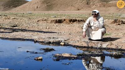 (ویدئو) نشت نفت زمین‌های کشاورزی در عراق را نابود کرد