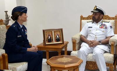 دیدار مقامات نظامی آمریکا و عمان درباره همکاری‌های دوجانبه