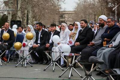 عکس/ جشن ازدواج دانشجویی در دانشگاه تهران