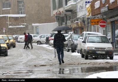 تداوم بارش برف و باران در مناطق شمالی و غربی استان سمنان - تسنیم