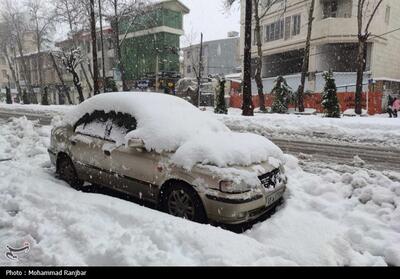 بارش برف در رشت- عکس خبری تسنیم | Tasnim