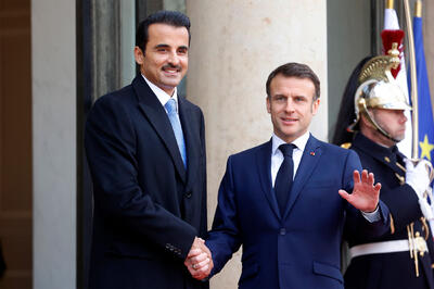 ارمغان ده میلیارد یورویی امیر قطر برای فرانسه