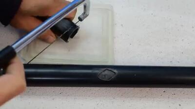 ( ویدئو) با این روش لوله شکسته پلاستیکی را در دو دقیقه تعمیر کنید!