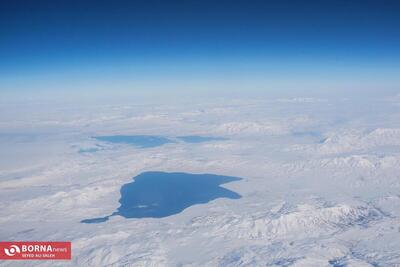 عکس‌های هوایی از کوهستان‌های پر برف ایران