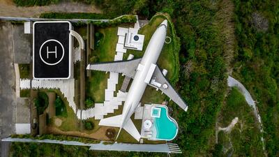 تصاویری رویایی از هواپیمای بوئینگی که تبدیل به ویلا شد!