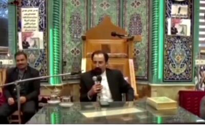 سخنرانی انگلیسی کاندیدای مجلس در مسجد | دقت حاضران به حرف‌های او را ببینید