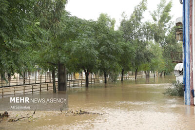 رگبار شدید و وقوع سیلاب در برخی مناطق سیستان و بلوچستان