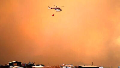 آتش‌سوزی مهار ناپذیر در ایالت ویکتوریا استرالیا