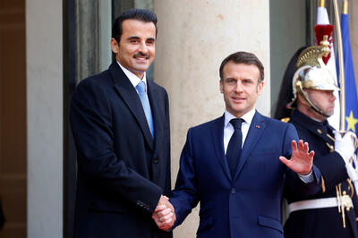 توافق مهم قطر و فرانسه/ سوغات 10 میلیون یورویی امیر قطر برای مکرون