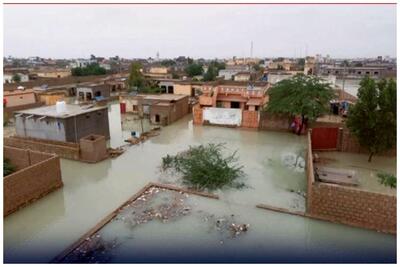 وضعیت وخیم سیل در پاکستان/خسارت‌های وارده فاجعه بارند+عکس